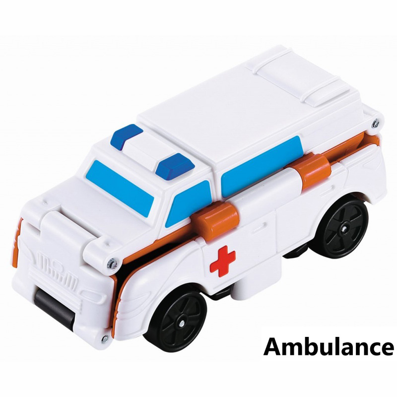 Just Toys Auldey Flip Cars Ambulance to SUV