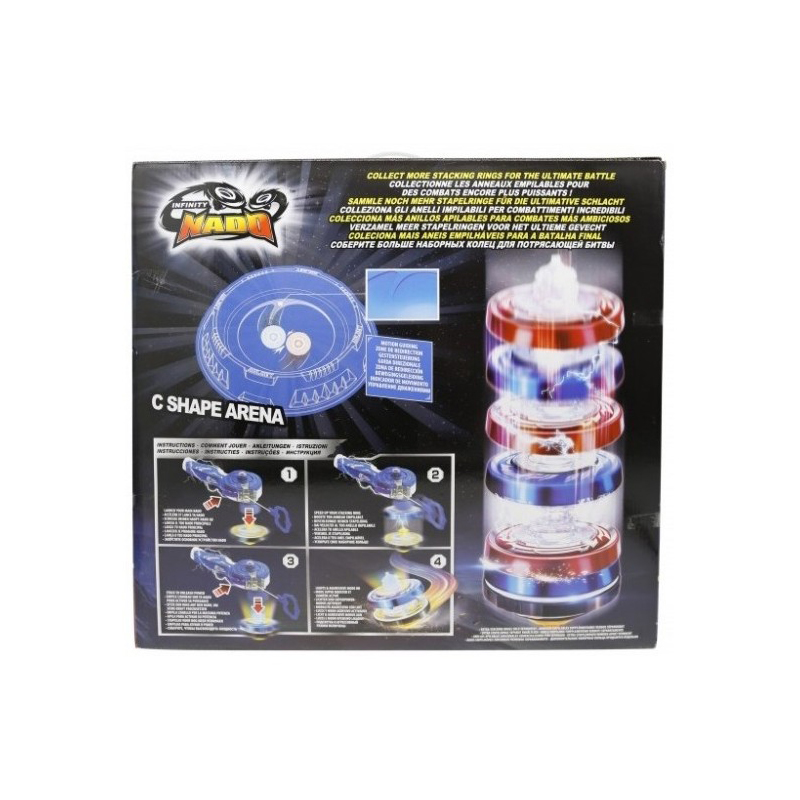 Infinity Nado V Stackable – Deluxe Battle Set Arena Ares' Wings Vs Fiery Dragon 634806Η