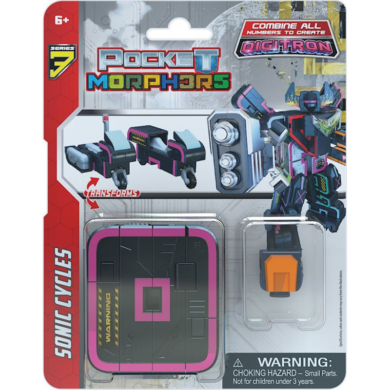 Just Toys Pocket Morphers (Morph3r5) Series 3 Sonic Cycles - 0