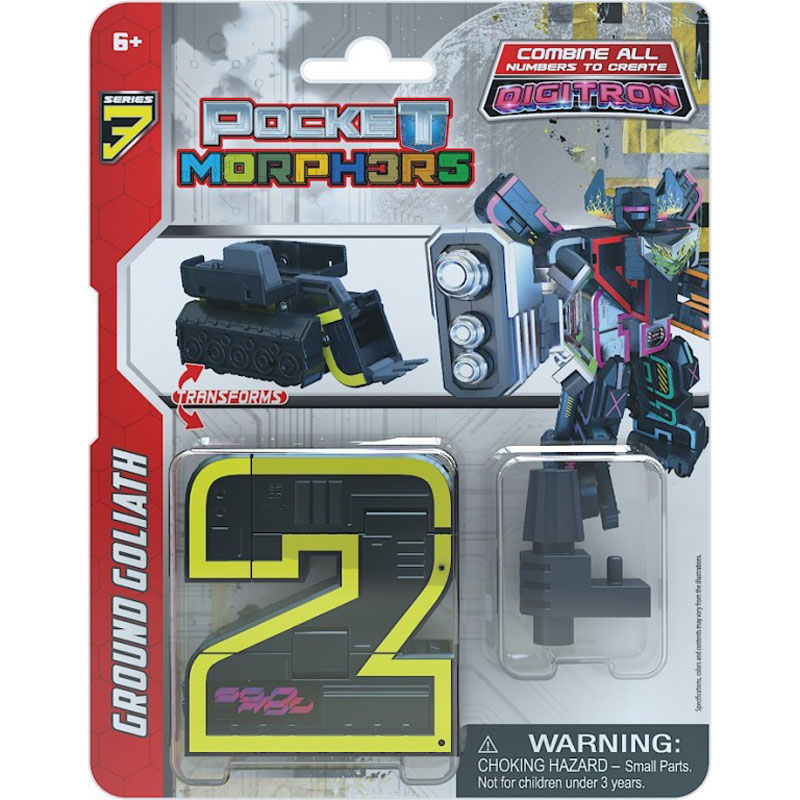 Just Toys Pocket Morphers (Morph3r5) Series 3 Ground Goliath - 2