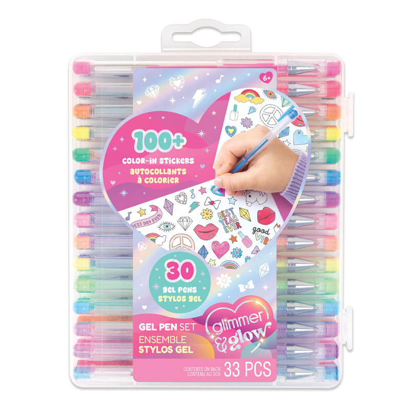 Make It Real Glimmer & Glow™ 30 Gel Pen Set 72007