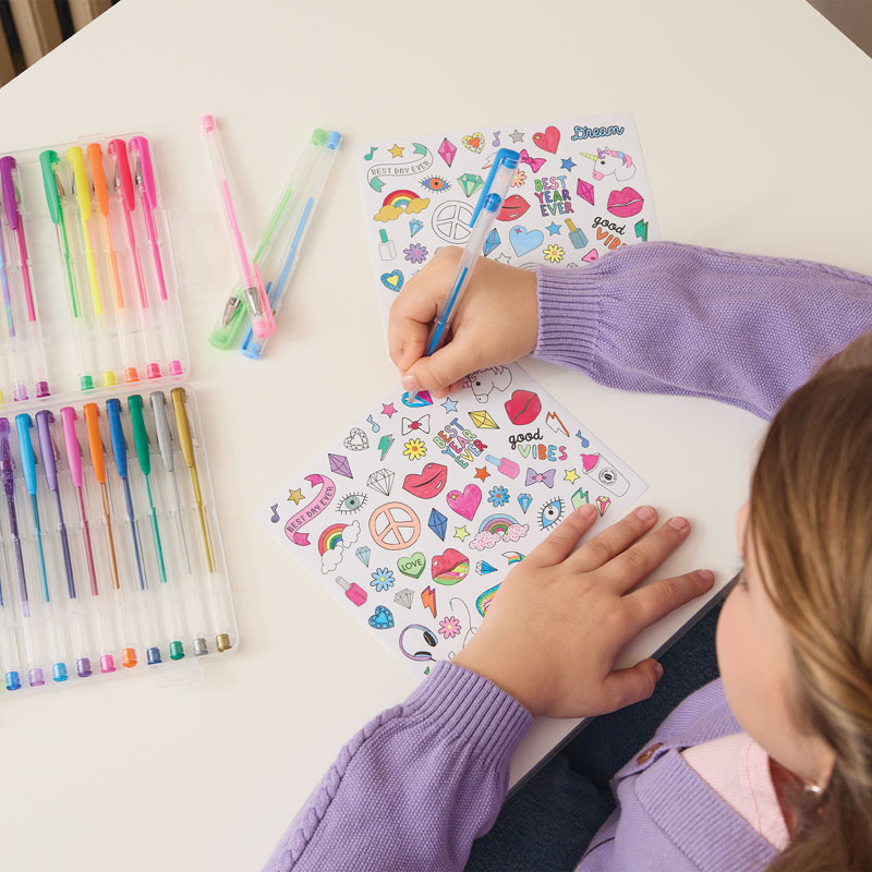 Make It Real Glimmer & Glow™ 30 Gel Pen Set 72007