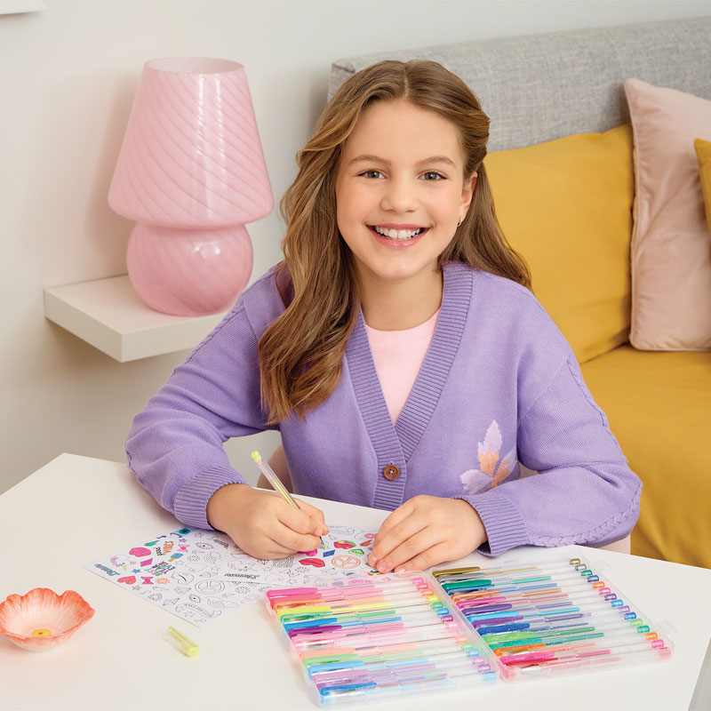Make It Real Glimmer & Glow™ 30 Gel Pen Set 72007