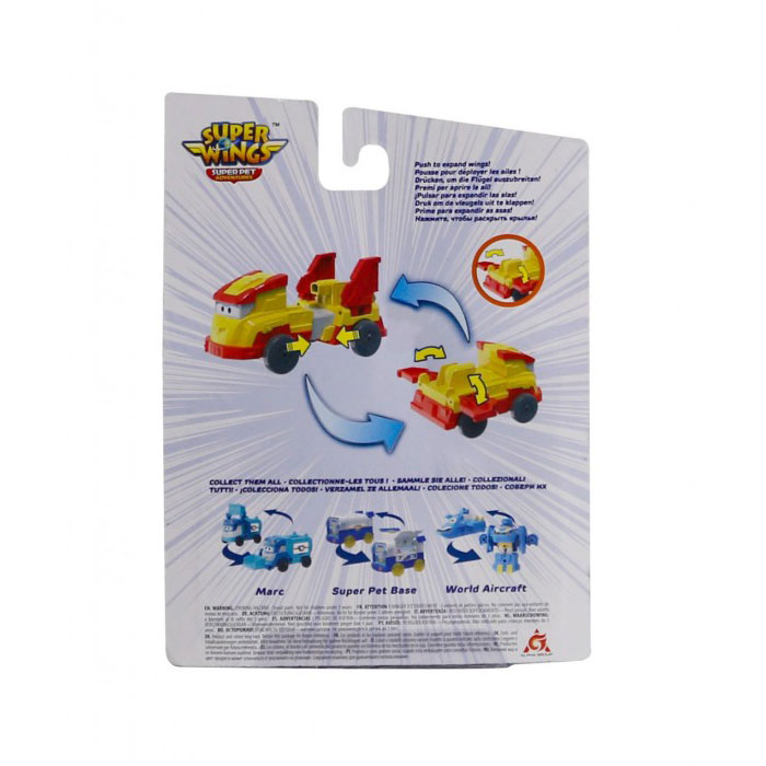 Just Toys Super Wings Super Pet Mini Vehicle Golden Wheels