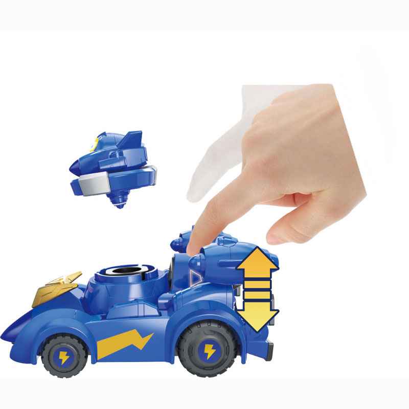 Just Toys Super Wings Super Pet Free Wheel Vehicle - Spinning Jerome & Vehicle