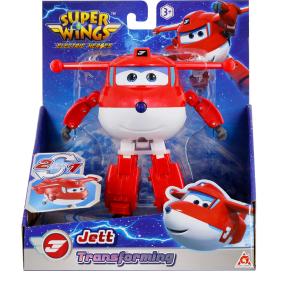 Just Toys Super Wings Electric Heroes Transforming Jett 15cm