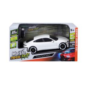 Maisto Tech Street Cars 1:24 RC Porsche Taycan Turbo S - White