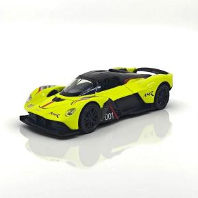 Just Toys RW Racing Cars Die Cast Aston Martin Valkyrie 1:32 - Yellow Neon