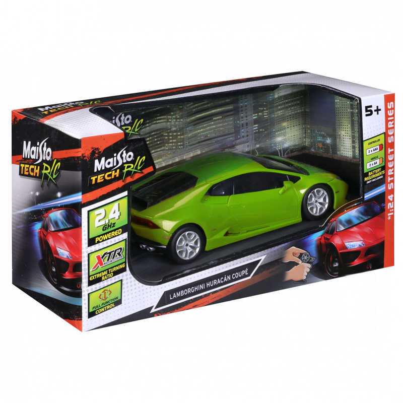 Maisto Tech Street Cars RC 1:24 Lamborghini Huracan Coupe