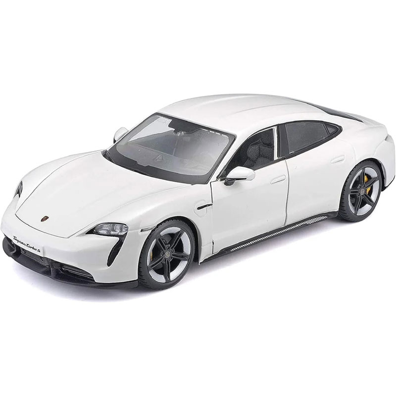 Maisto RC Premium Cars 1:24 2.4GHz Porsche Taycan Turbo S Λευκό (USB rechargeable vehicle) 82331