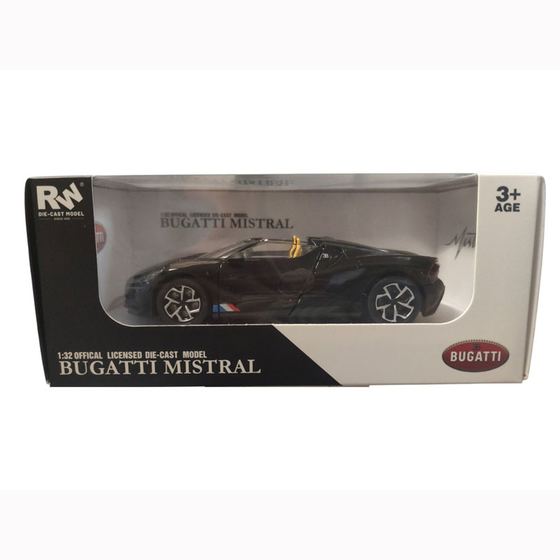 Just Toys RW Racing Cars Die Cast Buggati Mistral 1:32 8532 - Black