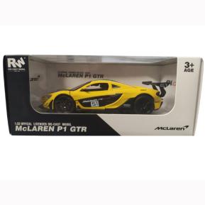 Just Toys RW Racing Cars Die Cast McLaren P1 GTR 1:32 - Yellow