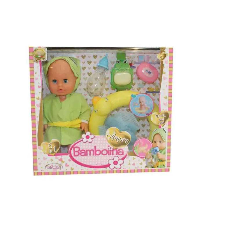 Bambolina Amore Μπανάκι και Αξεσουάρ 30cm BD1829