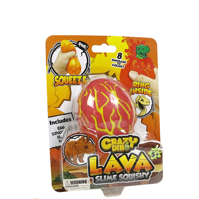 Just Toys Crazy Dino Lava Egg Κόκκινο αυγό