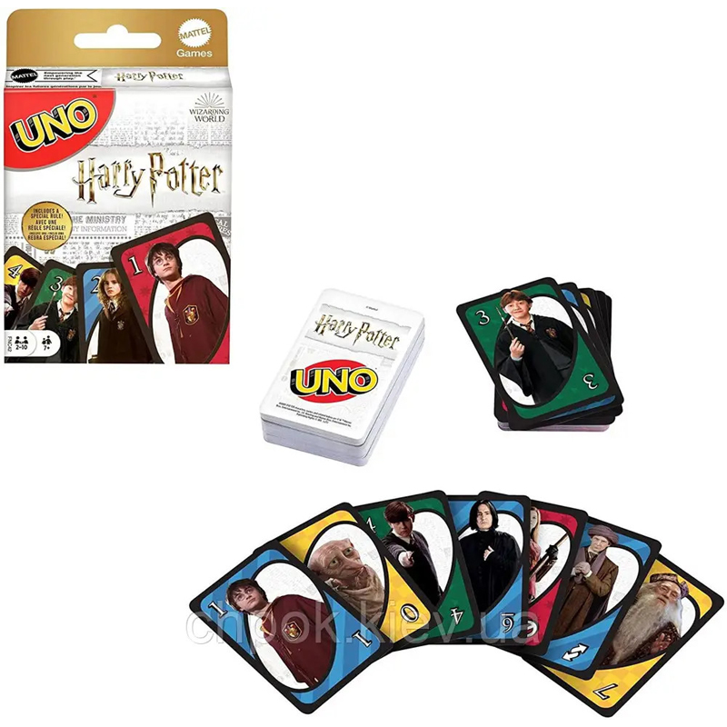 Mattel Uno Κάρτες Harry Potter FNC42