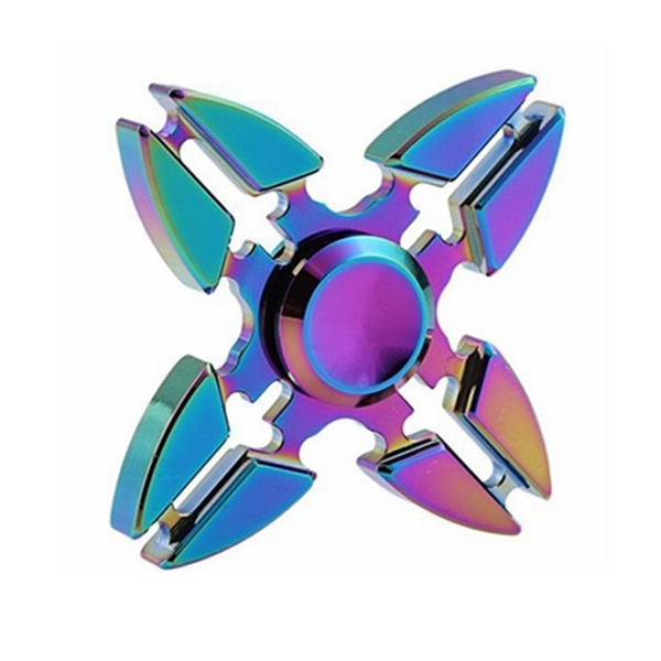 Metal Quad-Spinner Plier end Rainbow FST712