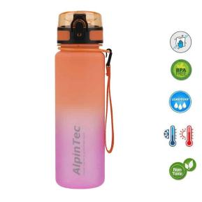 Παγούρι Tritan AlpinTec Πλαστικό 500ml Bicolour Orange Purple G-500ORPE