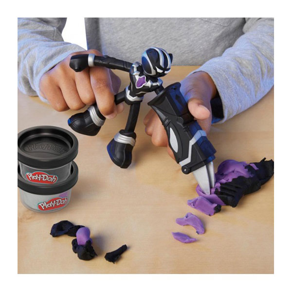 Hasbro Play-Doh Marvel Figure Black Panther Cutting Claws