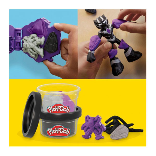 Hasbro Play-Doh Marvel Figure Black Panther Cutting Claws