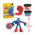 Hasbro Play-Doh Marvel Figure Captain America Stamping Shield