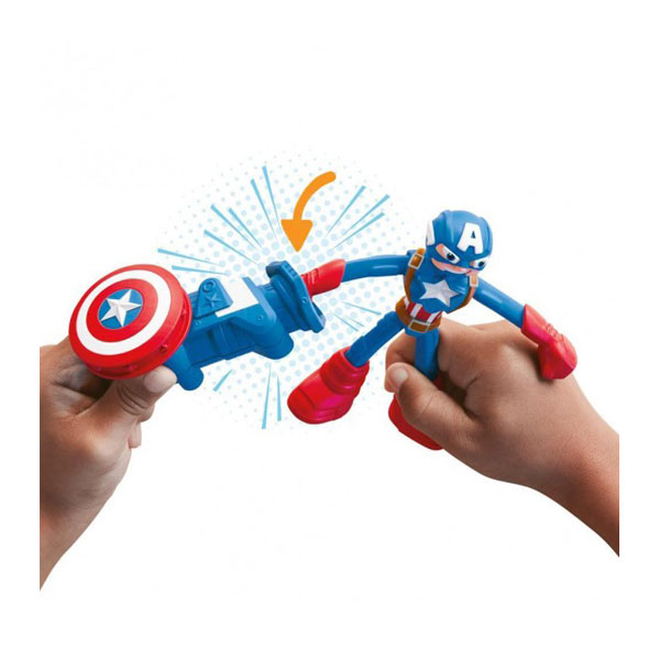 Hasbro Play-Doh Marvel Figure Captain America Stamping Shield