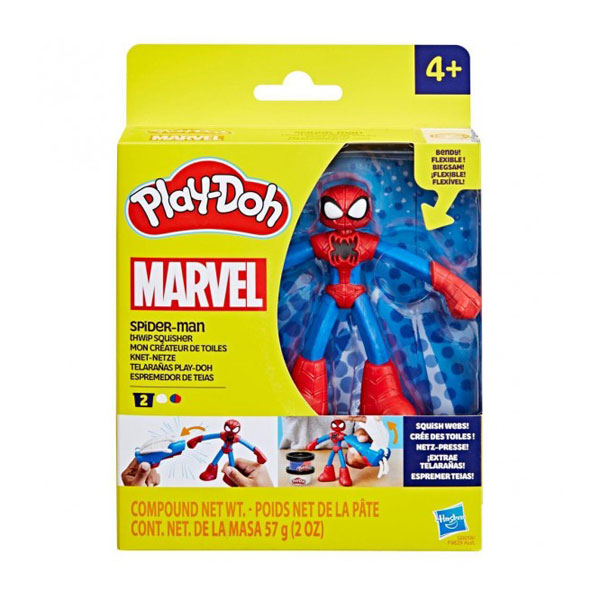 Hasbro Play-Doh Marvel Figure Spiderman Thwip Squisher