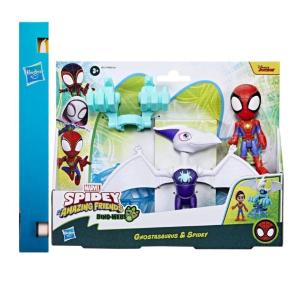 Λαμπάδα Hasbro Marvel Spidey and His Amazing Friends Spidey Hero Dino Gnostasaurus & Spidey 10cm