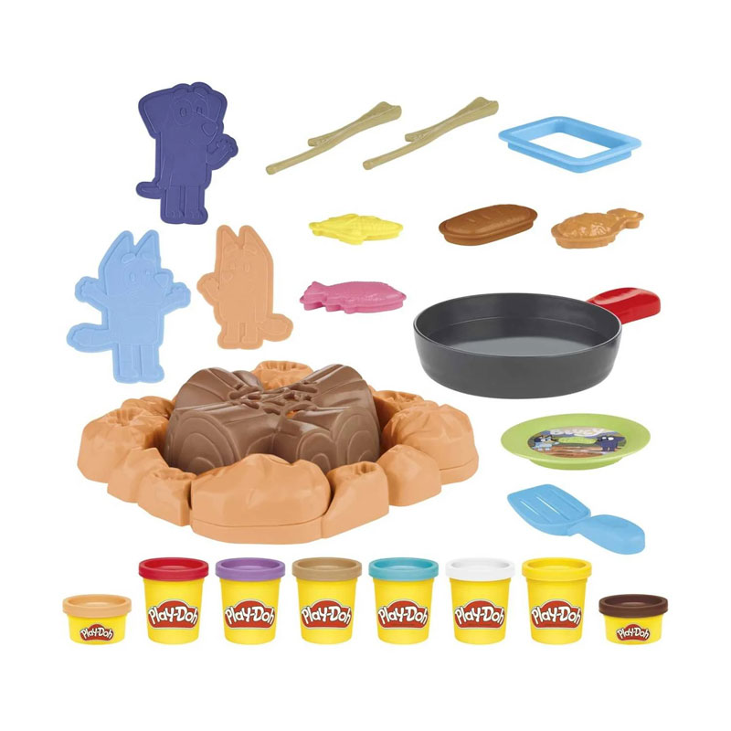 Hasbro Play-Doh Bluey Goes Camping Playset G0229