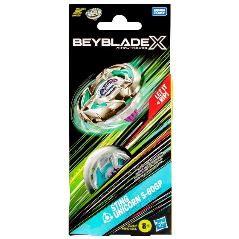 Hasbro Beyblade X Booster Single Top - Unicorn 5-60GP Booster Pack Set G0283