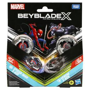 Hasbro Beyblade X Marvel Collab: Spider-Man 3-60F vs. Venom 3-80N G0288