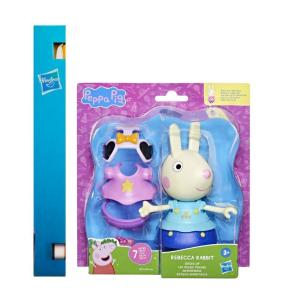 Λαμπάδα Hasbro Peppa Pig & Friends Φιγούρα Dress Up Rebecca Rabbit 15cm