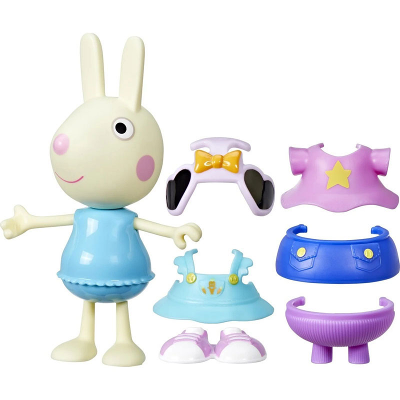 Λαμπάδα Hasbro Peppa Pig & Friends Φιγούρα Dress Up Rebecca Rabbit 15cm