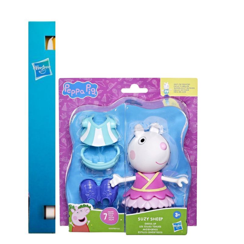 Λαμπάδα Hasbro Peppa Pig & Friends Φιγούρα Dress Up Suzy Sheep 15cm