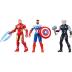 Hasbro Marvel Avengers Epic Hero Series Team-Up Gift Pack Captain America-Thor-Iron Man 10cm G0438