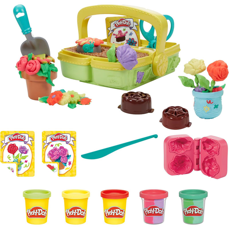 Hasbro Play-Doh Blooming Flowers Playset G0492