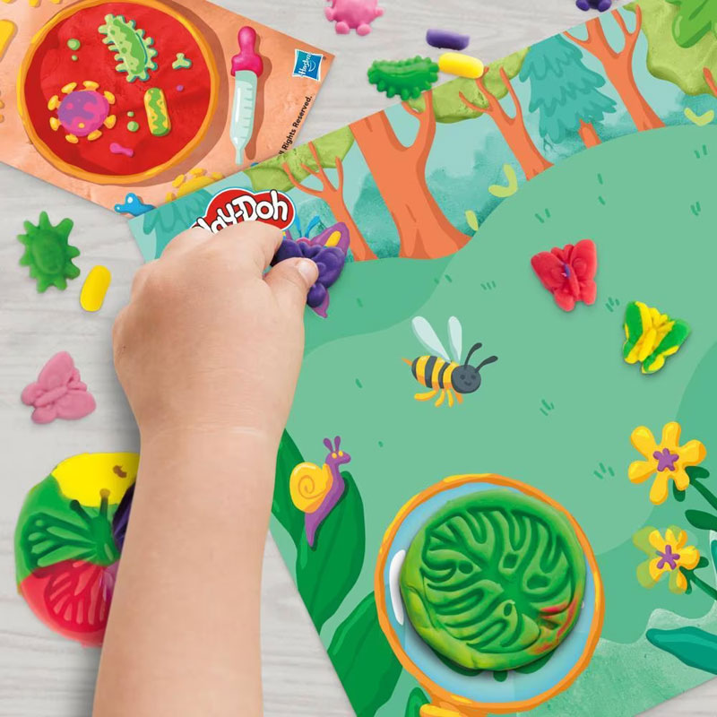 Hasbro Play-Doh Light & Look Microscope Playset G0494