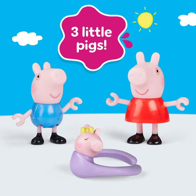 Hasbro Peppa Pig Peppa's Family Of 5 Pack Φιγούρες G0506