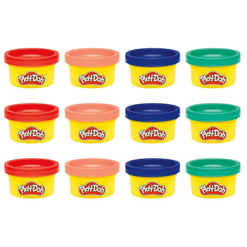 Hasbro Play-Doh Treats & Party Favors 12 μίνι βαζάκια G0519
