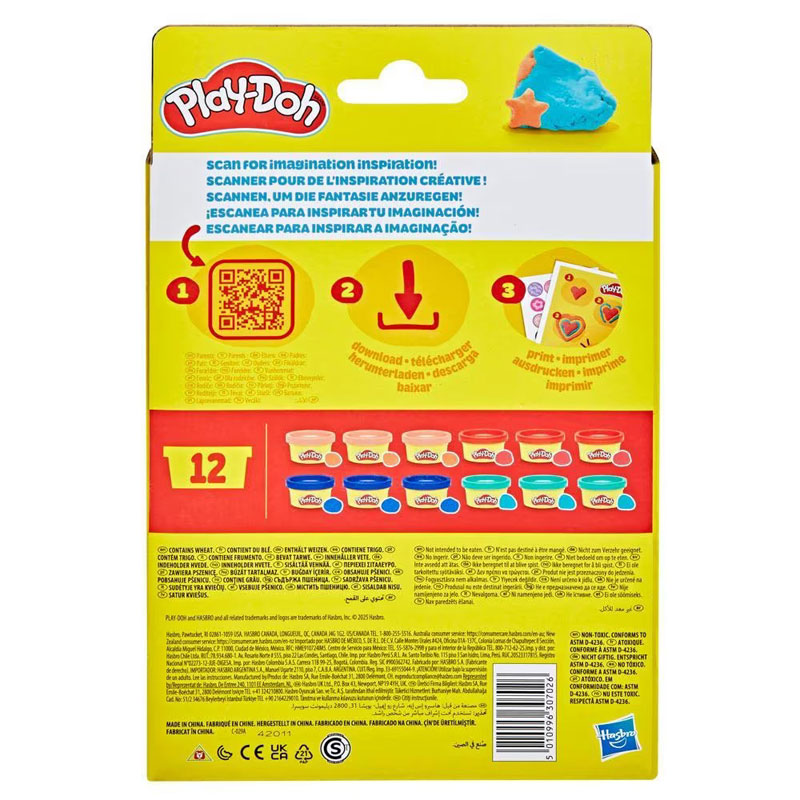 Hasbro Play-Doh Treats & Party Favors 12 μίνι βαζάκια G0519