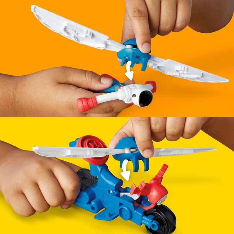 Hasbro Play-Doh Marvel Captain America Moto-Slicer Playset G0555