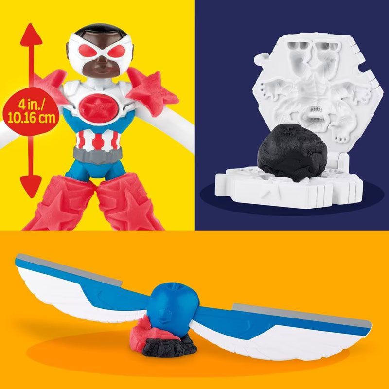 Hasbro Play-Doh Marvel Captain America Moto-Slicer Playset G0555