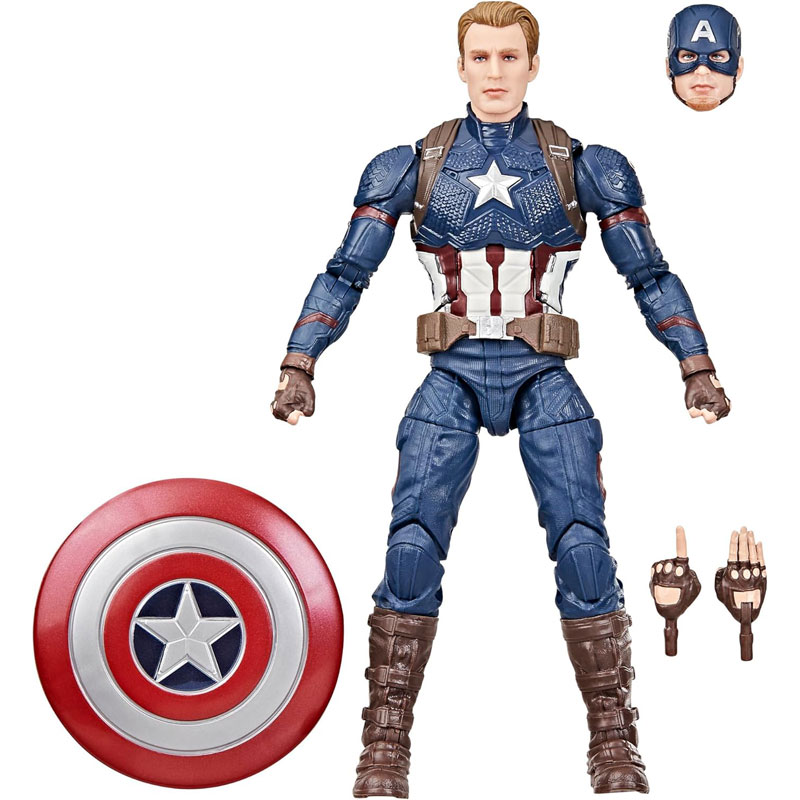 Hasbro Marvel Legends Series Avengers: Endgame Collectible Captain America Action Figure 15cm G0607