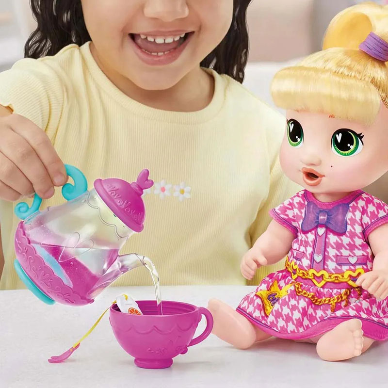 Hasbro Baby Alive Bubbly Tea Party LaLa GooGoo Baby Doll G0608