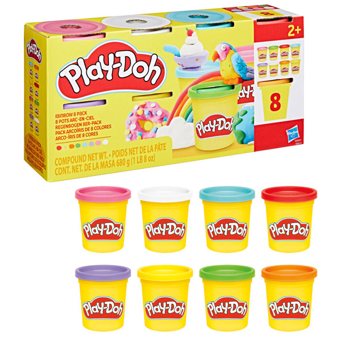 Hasbro Play-Doh Rainbow 8 Pack