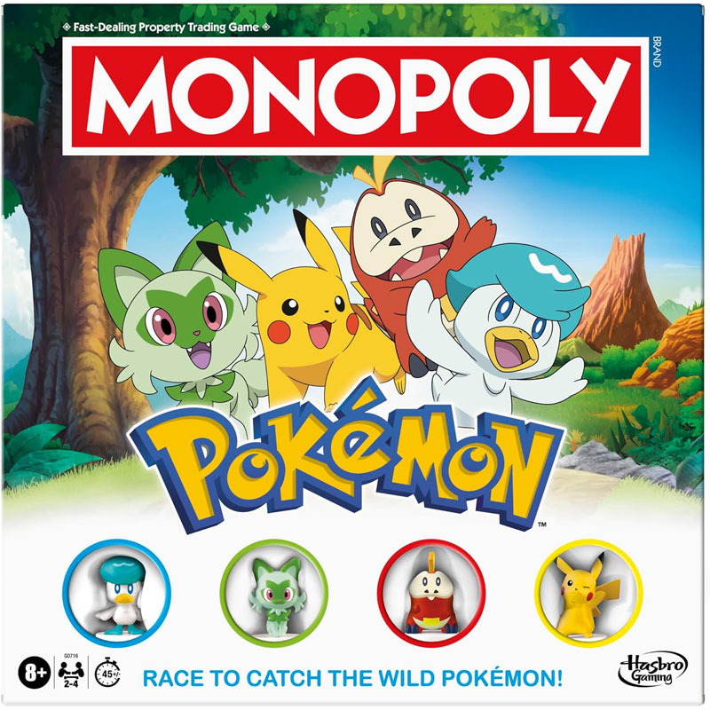 Monopoly Pokémon Edition Board Game G0716