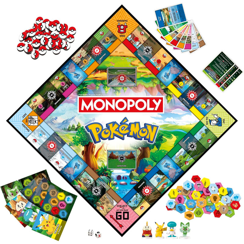 Monopoly Pokémon Edition Board Game G0716