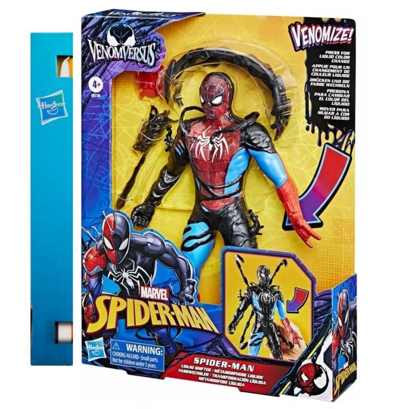 Hasbro Marvel Spider-Man Venom vs Spider-Man Liquid Shifter Φιγούρα με αξεσουάρ 27cm G0728