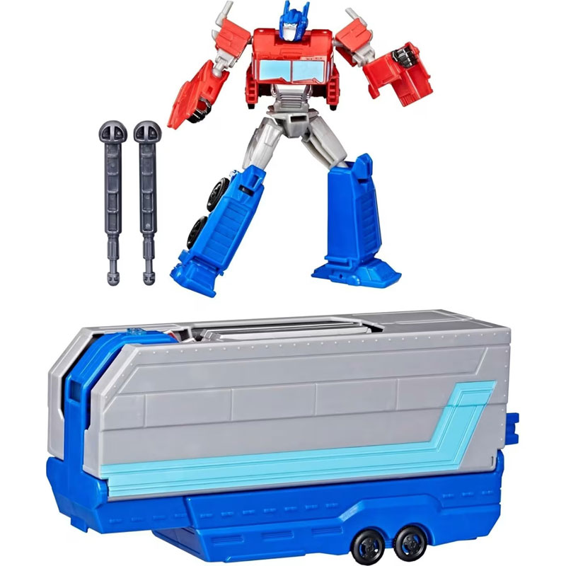 Hasbro Transformers Earthspark Optimus Prime Battle Trailer Playset G0750