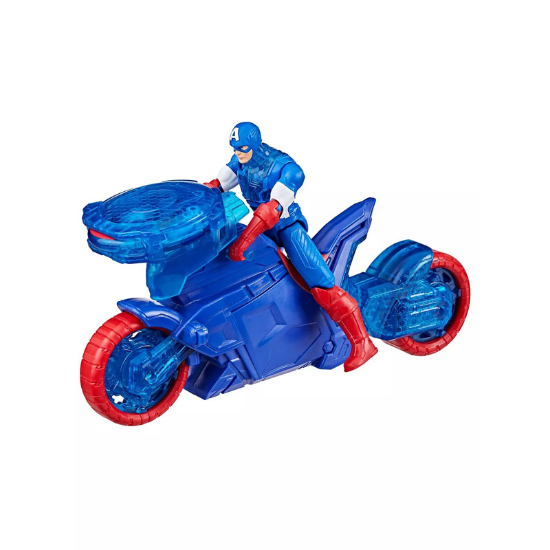 Hasbro Marvel Avengers Action Figure Captain America 10cm Shield-Shot Cycle Vehicle G0889