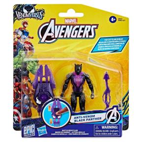 Hasbro Marvel Avengers Figure Anti-Venom Black Panther with Battle Gear G0972